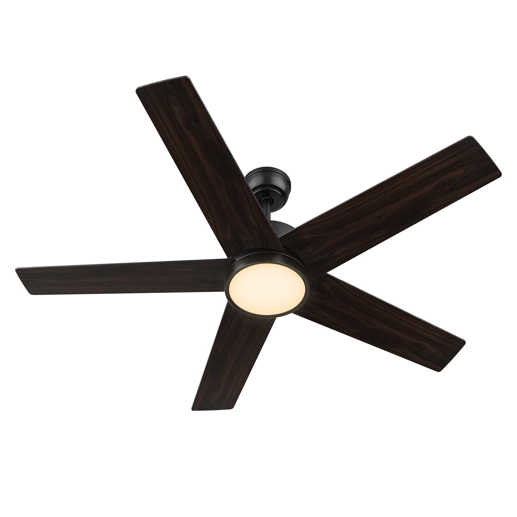 SANTANA Ventilador de Techo de 52" con 5 Aspas, Luz LED y Control Remoto