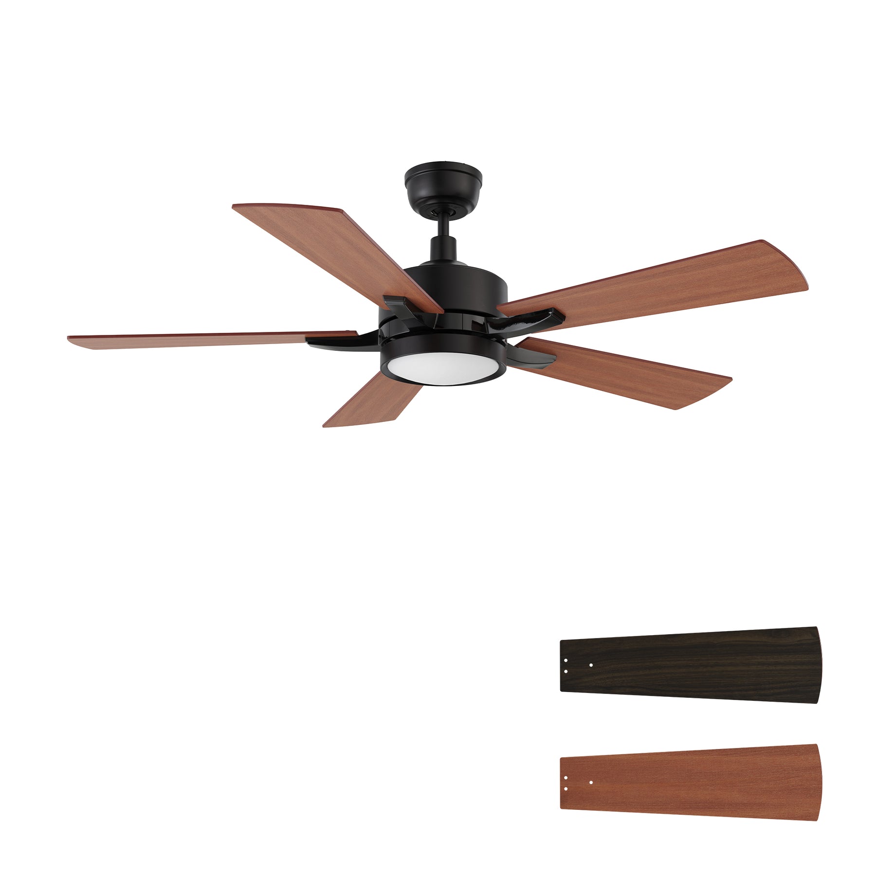 APPLETON Ventilador de Techo Inteligente de 52" con 3 aspas, Luz LED y Control Remoto