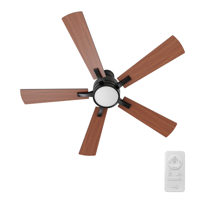 APPLETON Ventilador de Techo Inteligente de 56" con 5 aspas, Luz LED y Control Remoto