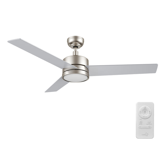 SANTANA Ventilador de Techo de 52" con 3 Aspas, Luz LED y Control Remoto