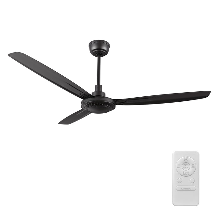 OBERON Ventilador de Techo de 56" sin Luz, con 3 Aspas y Control Remoto-Z2