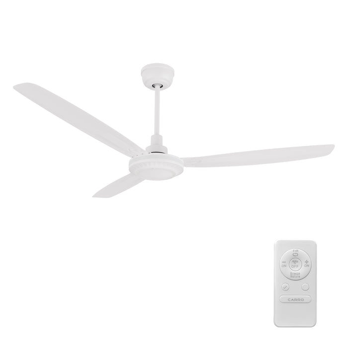 OBERON Ventilador de Techo de 56" sin Luz, con 3 Aspas y Control Remoto-Z2