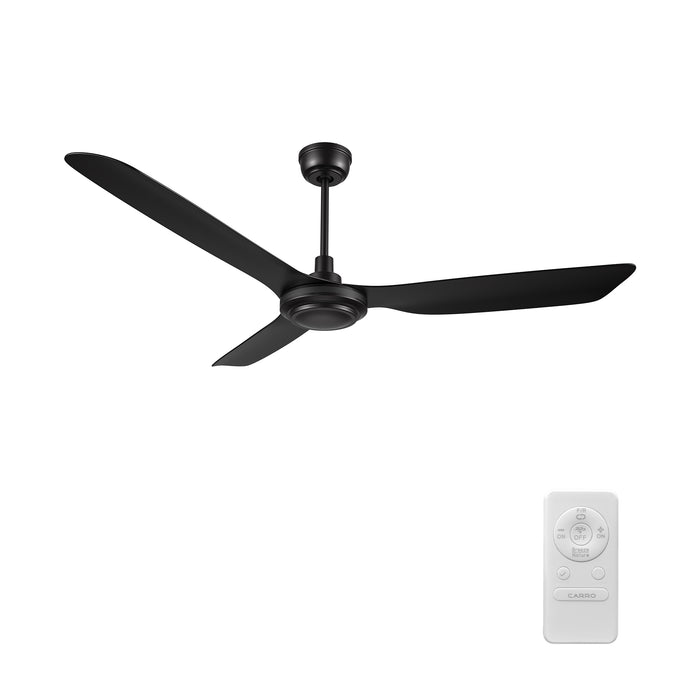 OBERON Ventilador de Techo de 60" sin Luz, con 3 Aspas y Control Remoto-Z1