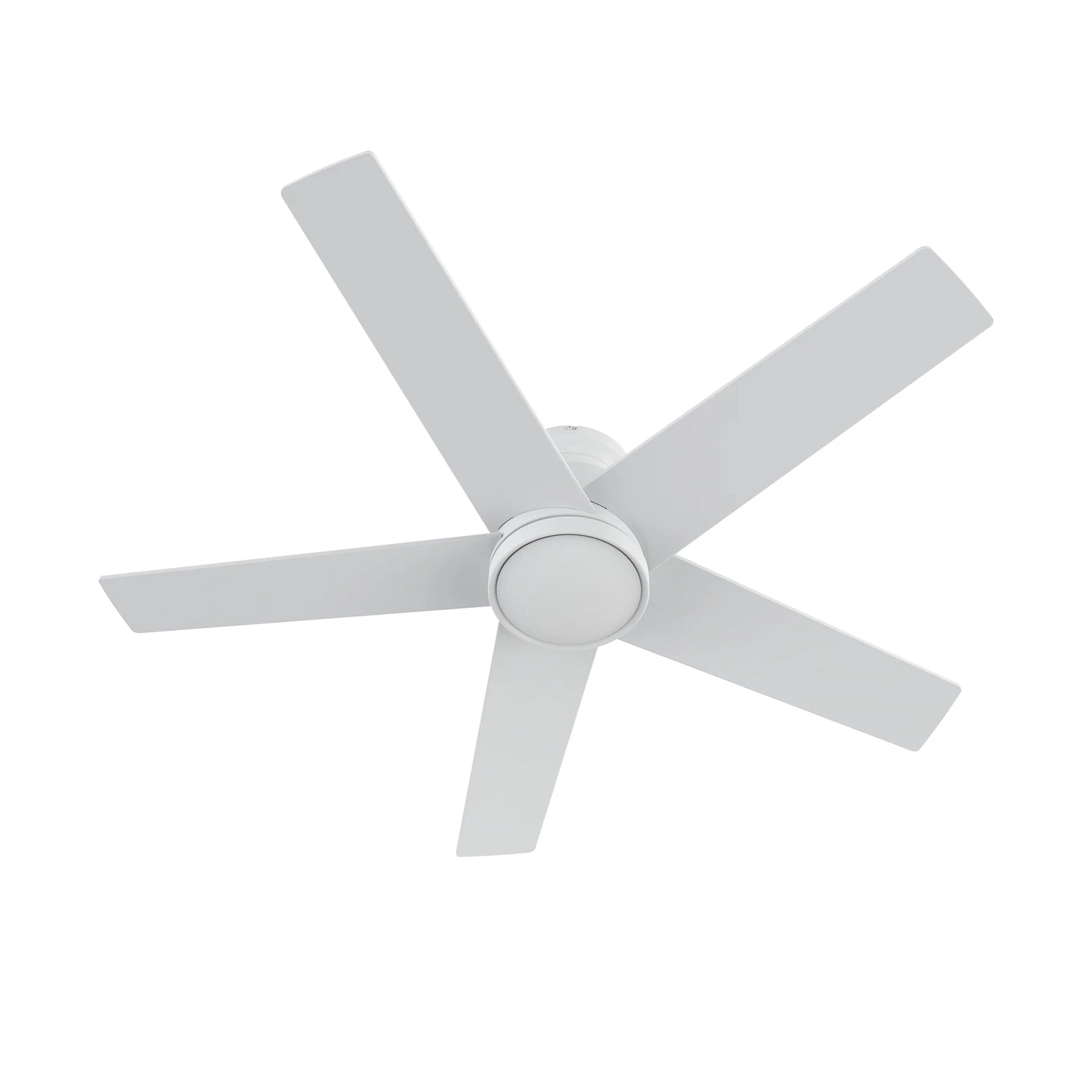 SANTANA Ventilador de Techo de 52" sin Luz, con 5 Aspas, Montaje al Ras y Control de Pared