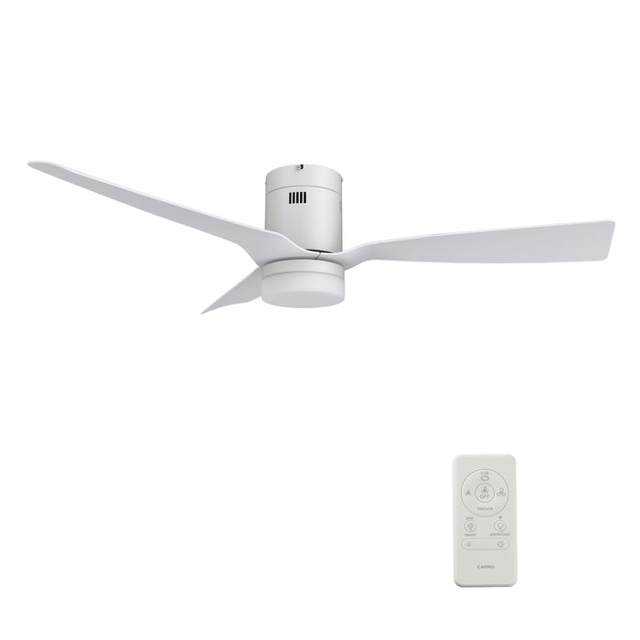 SPEZIA Ventilador de Techo Inteligente de 48" con 3 aspas, Montaje al Ras, Luz LED y Control Remoto