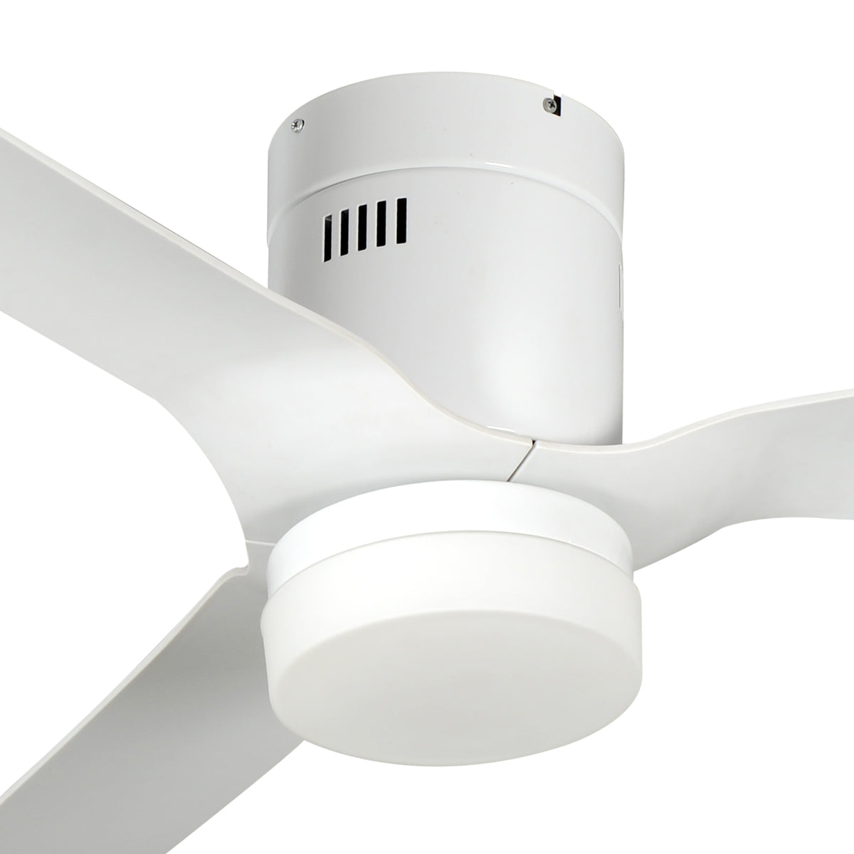SPEZIA Ventilador de Techo Inteligente de 48" con 3 aspas, Montaje al Ras, Luz LED y Control Remoto