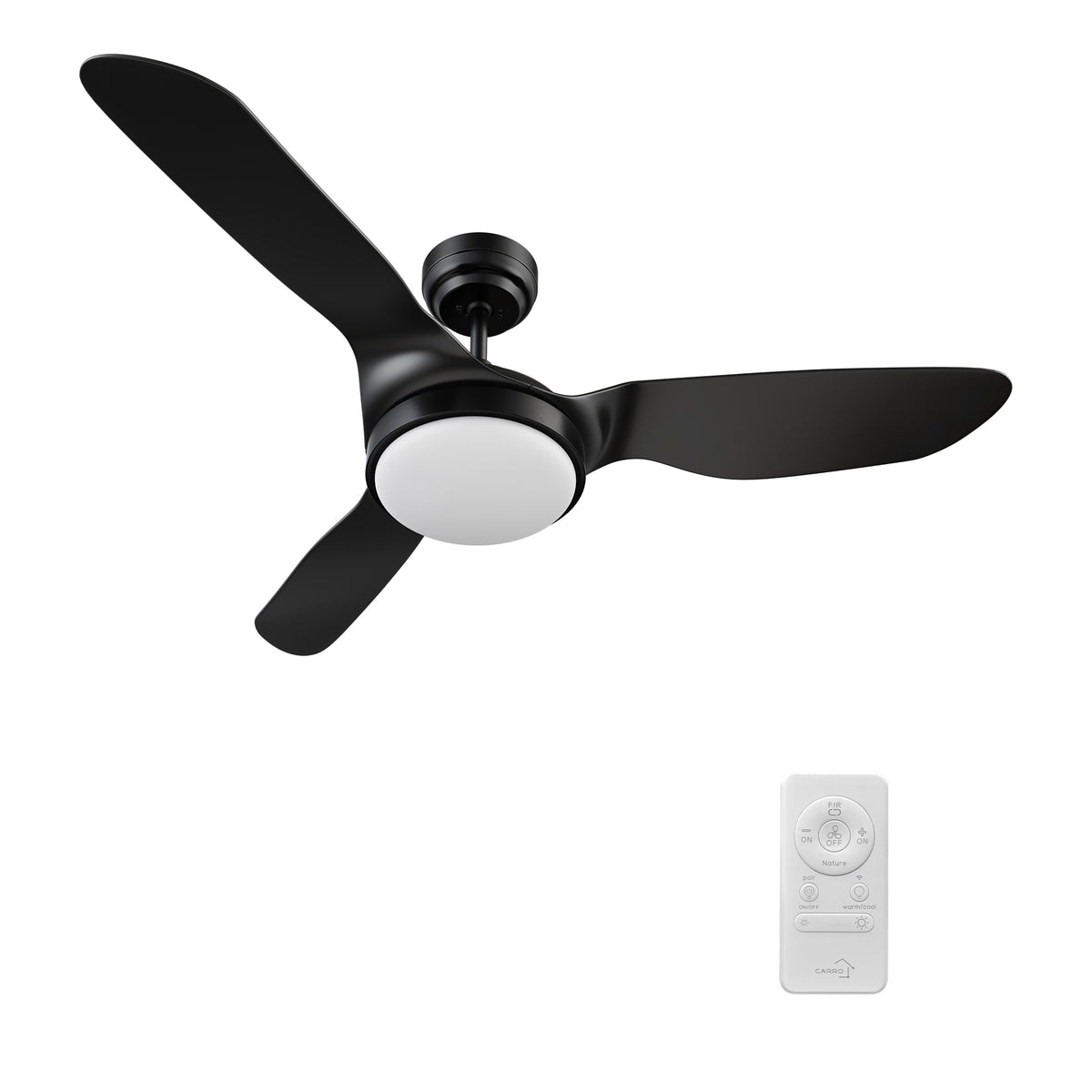 VENA Ventilador de Techo Inteligente de 52" con 3 aspas, Luz LED y Control Remoto