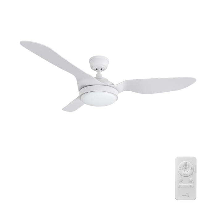 VENA Ventilador de Techo Inteligente de 52" con 3 aspas, Luz LED y Control Remoto