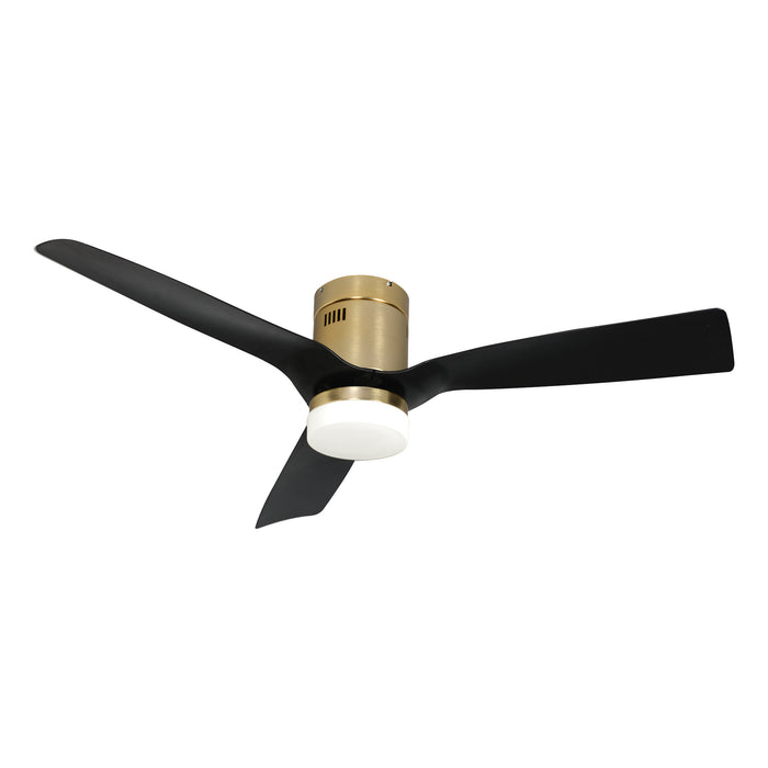 SPEZIA Ventilador de Techo Inteligente de 52" con 3 aspas, Montaje al Ras, Luz LED y Control Remoto