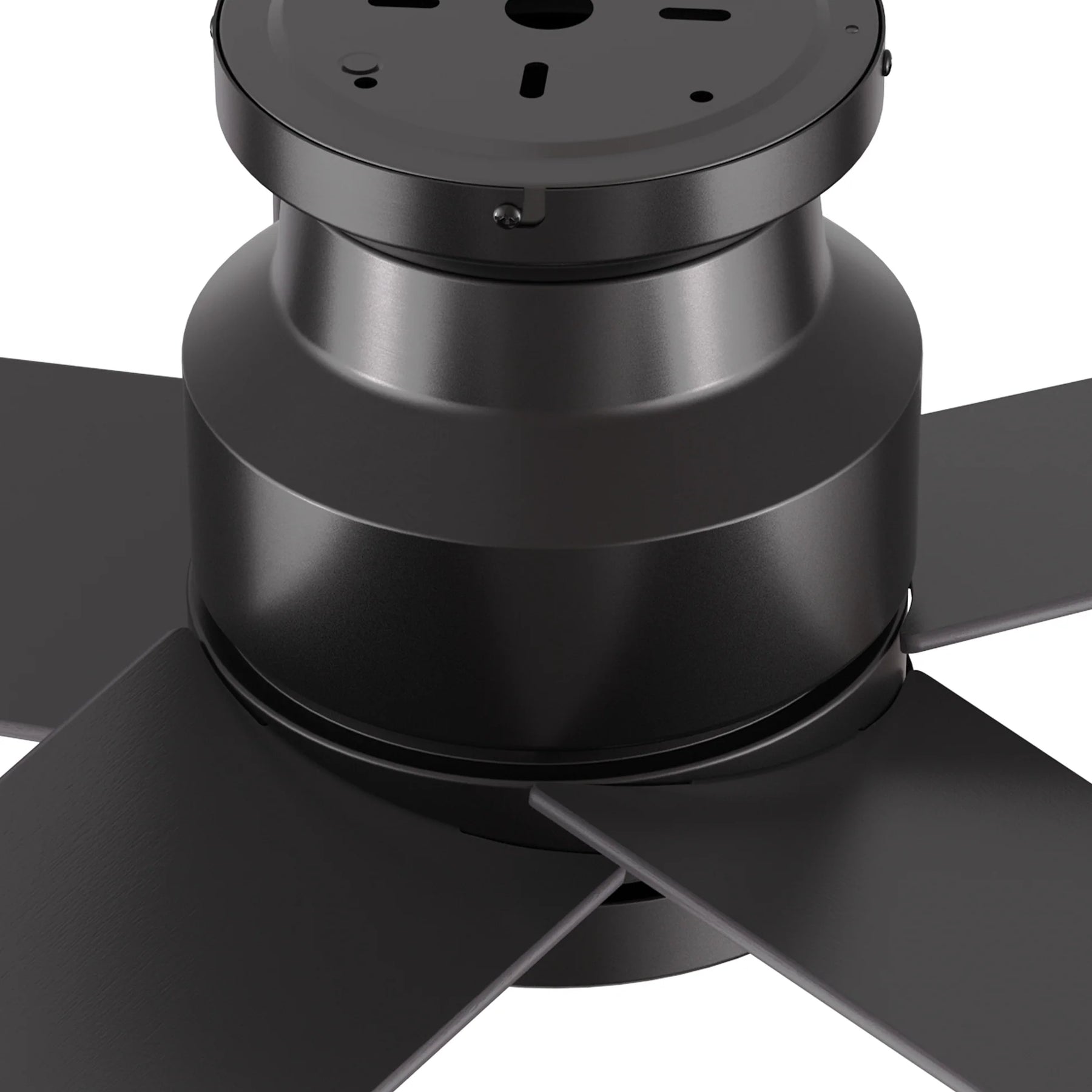 SANTANA Ventilador de Techo de 52" sin Luz, con 5 Aspas, Montaje al Ras y Control de Pared