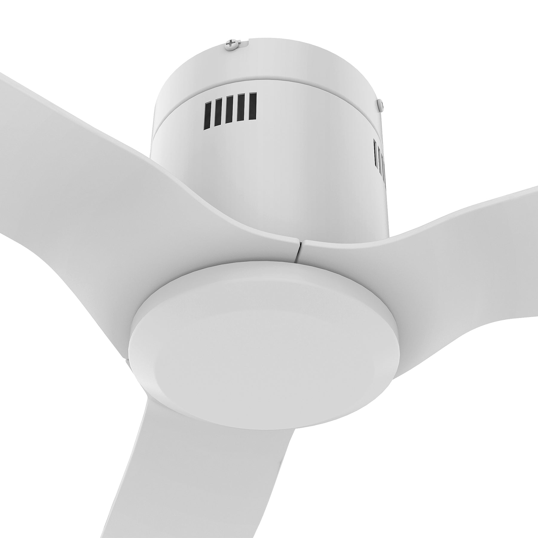 SKARA Ventilador de Techo de 52" sin Luz, con 3 Aspas, Montaje al Ras y Control Remoto